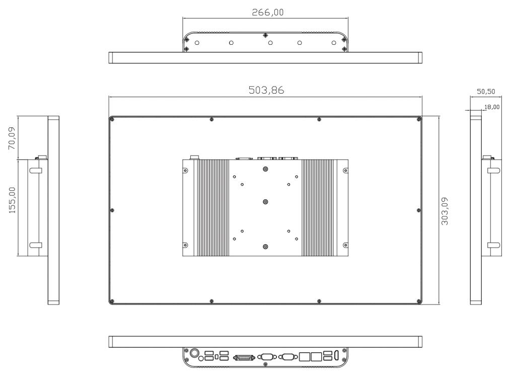 Drawing of 21.5 inch Ultra narrow bezel design SC800M.jpg