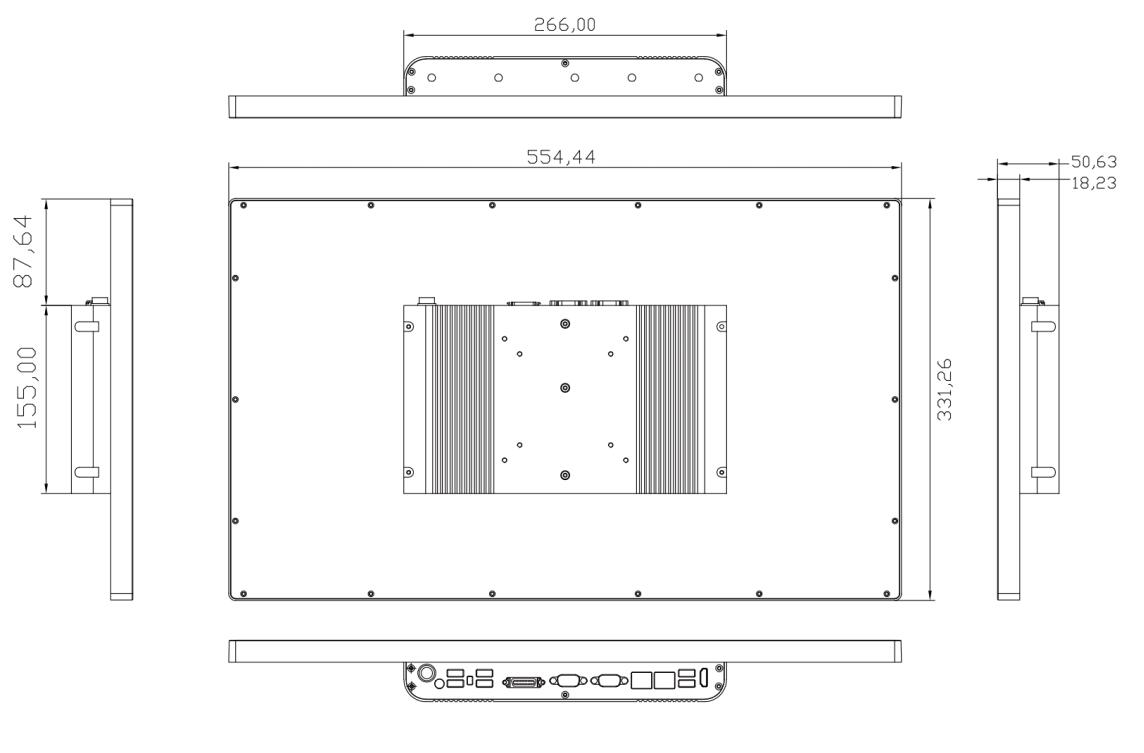 Drawing of 23.8 inch Ultra narrow bezel design SC800M.jpg