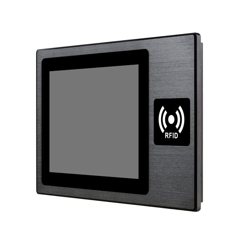 Fanless Dustproof Antishock Embedded Touch Panel PC with RFID