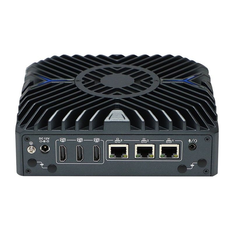 Fanless Computer Intel 12 Gen Core with 3 HDMI