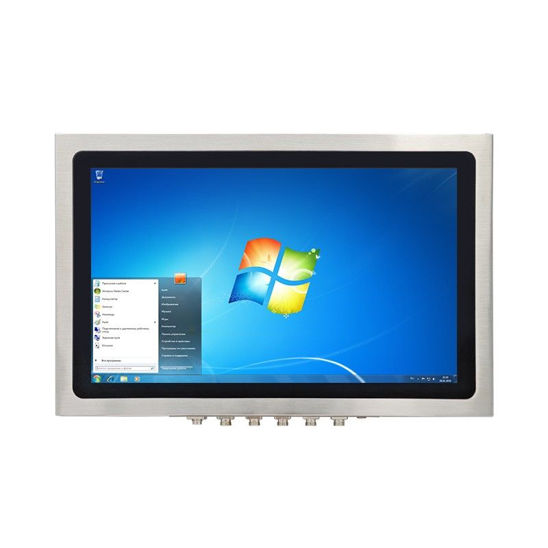 Wall mounted 23.6 inch Industrial grade Rugged Panel PC IP67